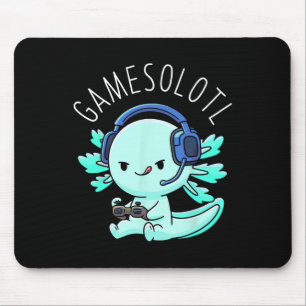 Tapis De Souris Otaku Lifestyle Threads Shirt Co. Gamesolotl Axolo