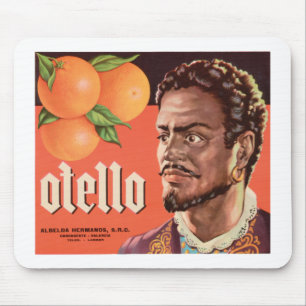Tapis De Souris Otello Orange Étiquette