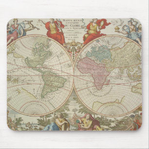 Tapis De Souris OU Description du Globe Terrestre et Aq de Mappe