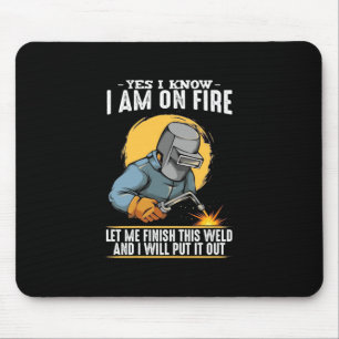 Tapis De Souris Oui Je Sais Que Je Suis En Feu