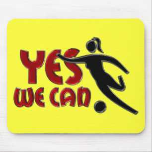 Tapis De Souris OUI NOUS POUVONS - Femmes Football