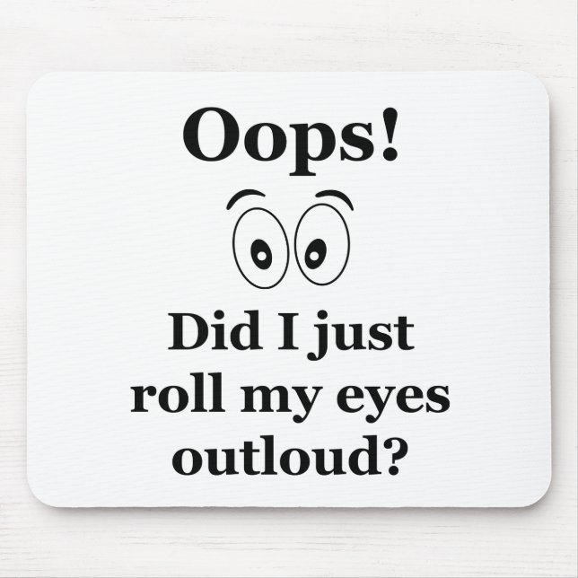 Tapis De Souris Oups ! (Devant)