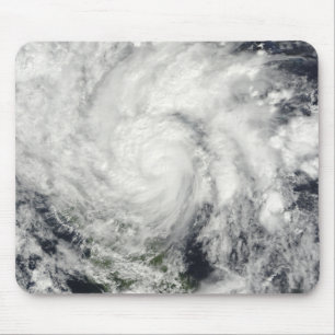 Tapis De Souris Ouragan Ida au-dessus du Nicaragua