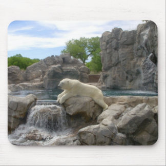 Tapis De Souris Ours blanc Mousepad