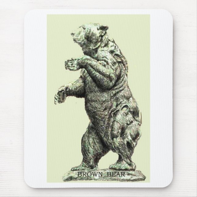 Tapis De Souris OURS BROWN Mousepad (Devant)