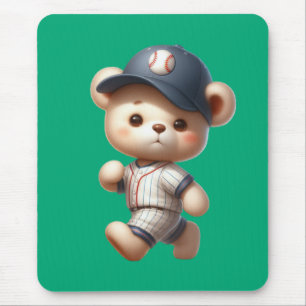 Tapis De Souris Ours de baseball 1