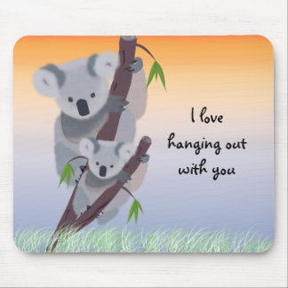 Tapis De Souris Ours de koala australien mignon Mousepad