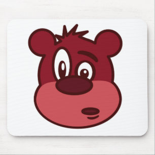 TAPIS DE SOURIS OURS DE VISAGE FUNNY
