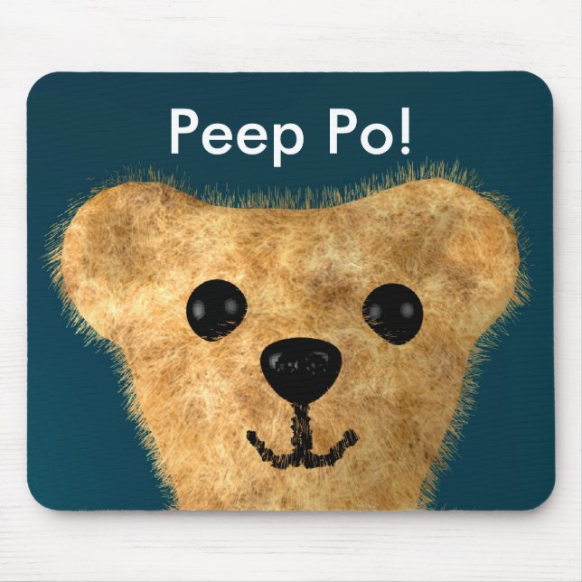 Tapis De Souris Ours en peluche (Peep po !) (Devant)