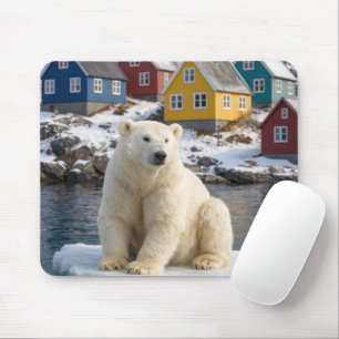 Tapis De Souris Ours polaire du Groenland sur une banquise