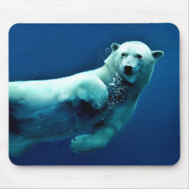 Tapis de souris ours polaire natant