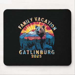 Tapis De Souris Ours Souvenir Famille Vacances Tennessee Gatlinbur