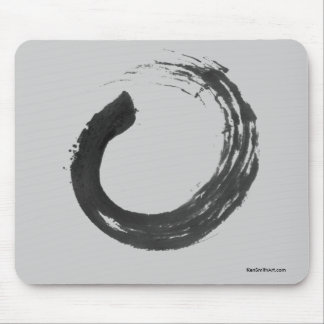 Tapis De Souris Ouvrez le zen Mousepad d'Enso de cercle