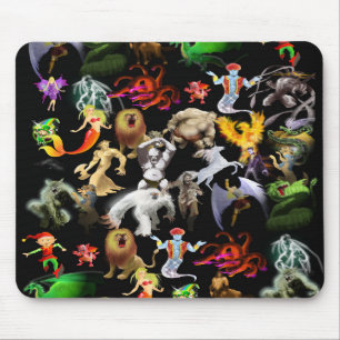 Tapis De Souris P est pour Phoenix Mouse Pad(Black)