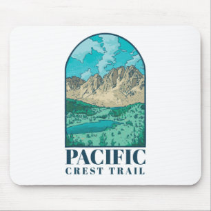 Tapis De Souris Pacific Crest Trail Art