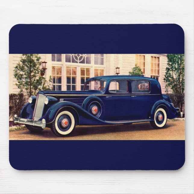 Tapis De Souris Packard bleu 1936 (Devant)