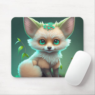Tapis De Souris Pad à souris Floral Fox