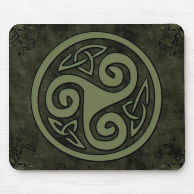 Tapis De Souris Pad de Pagan Celtic Triskelion (Devant)