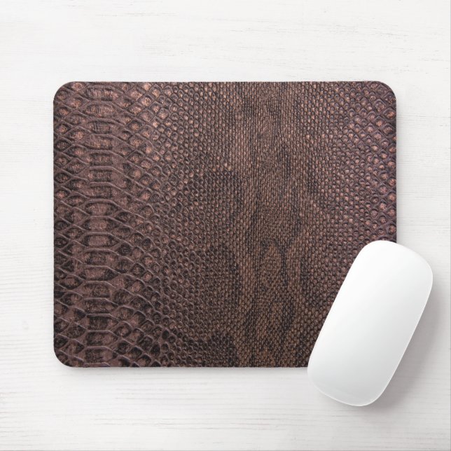 Tapis De Souris Pad de souris Brown pour Motif Snakeskin (Avec souris)