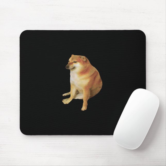 Tapis De Souris Pad de souris Cheems (Avec souris)