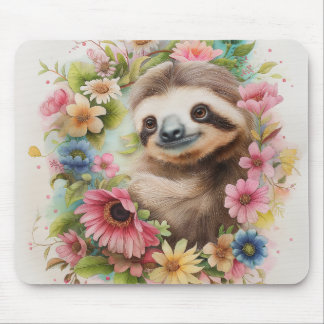 Tapis De Souris Pad de souris Pastel Floral