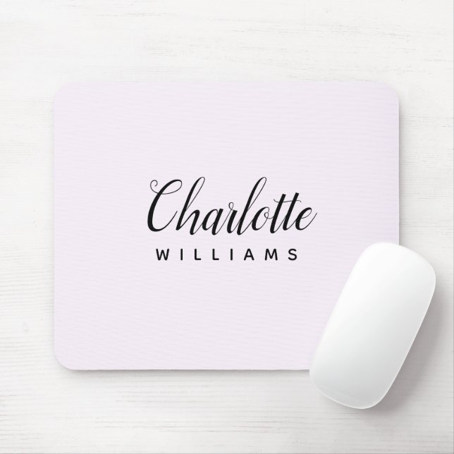 Tapis De Souris Pad de souris Pastel Rose Pink (Avec souris)