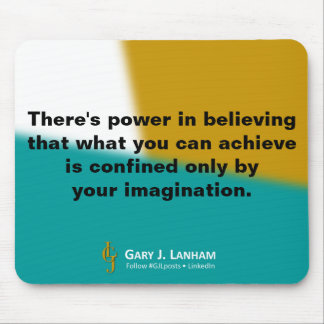 Tapis De Souris Pad de souris - "Power-Believe-Imagination"
