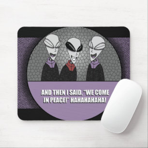 Tapis De Souris Pad souris - Zone 51 aliens plaisanterie