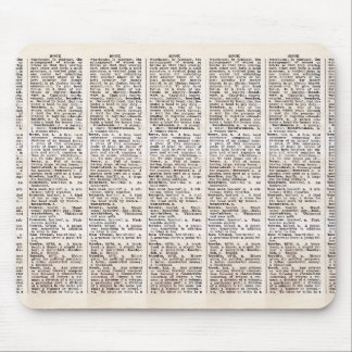 Tapis De Souris Page Dictionnaire de l'auteure