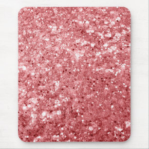 Tapis De Souris Paillettes Roses Brillantes Glamour