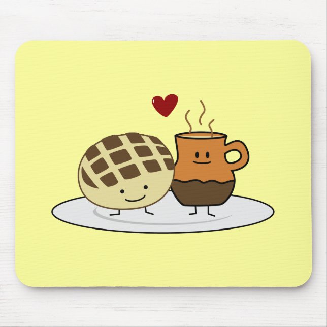 Tapis De Souris Pain sucré Chocolat Chocolat Chocolat chaud Poulet (Devant)