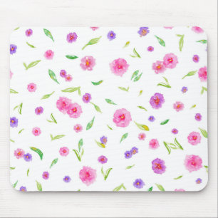 Tapis De Souris Painterly Floral Mouse Pad - Cadeau Artistique pou