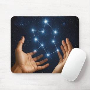Tapis De Souris Paire des mains Créer une constellation