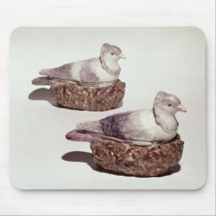 Tapis De Souris Paires de soupières de poterie du Staffordshire
