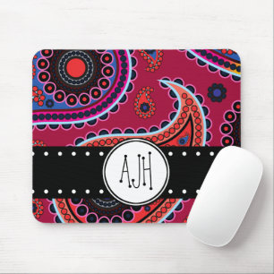Tapis De Souris Paisley Motif, Persian Paisley, Le Boteh, Monogram