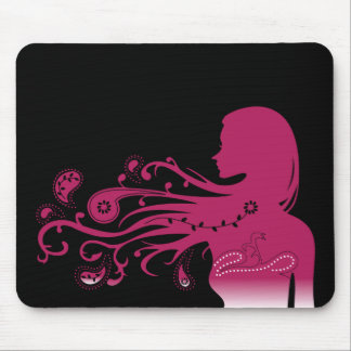 Tapis De Souris Paisley rose