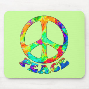 Tapis De Souris Paix Mousepad de piscine d'arc-en-ciel