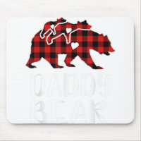 Pajam familial Pajam rouge Paid Daddy Bear Buffalo