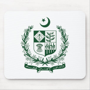 Tapis De Souris Pakistan pays blason armoiries symbole emblème aig
