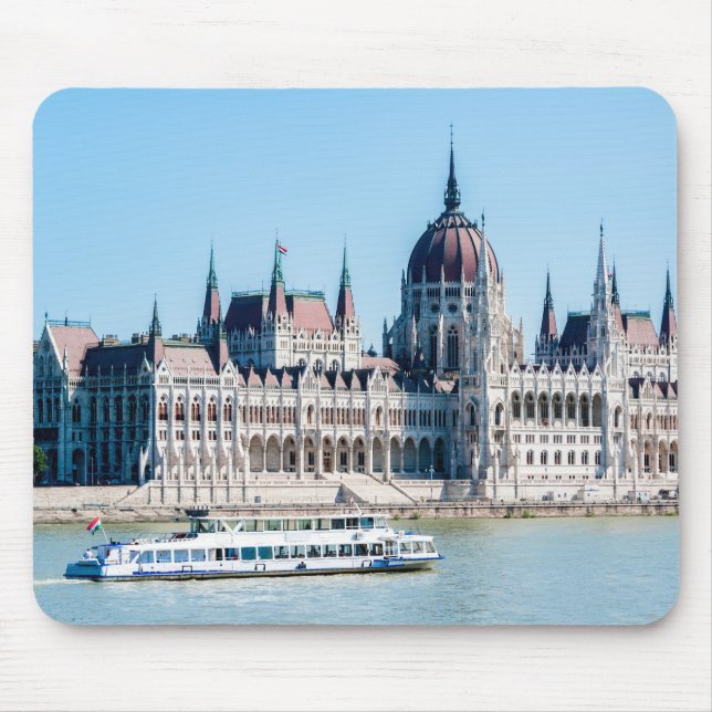 Tapis De Souris Palais du Parlement hongrois à Budapest (Devant)