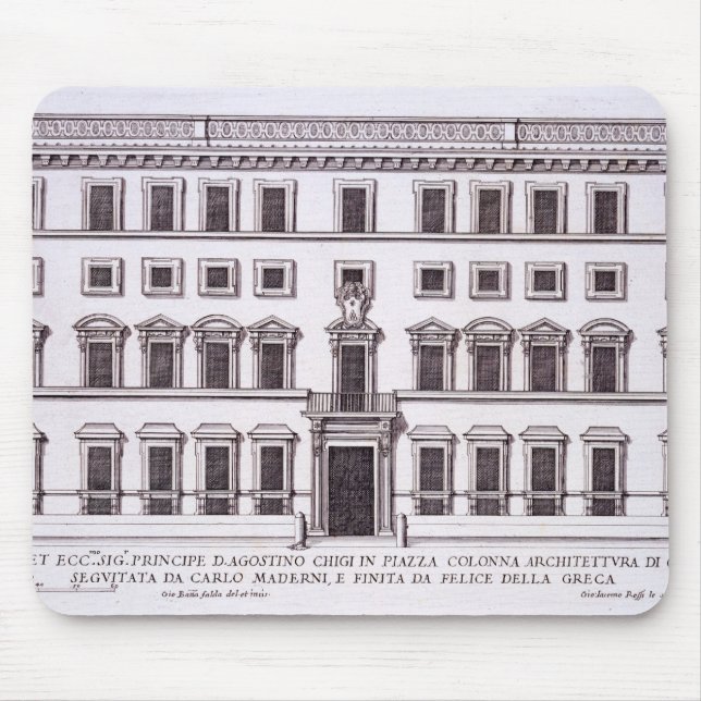 Tapis De Souris Palazzo Chigi, Piazza Colonna, Rome, de 'Palazzi (Devant)