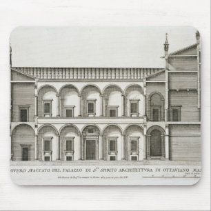 Tapis De Souris Palazzo di Santo Spirito, des "Di Roma de
