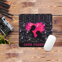 Palette de souris romantique en couple