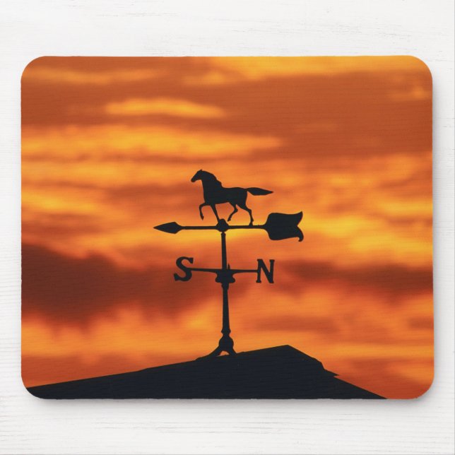 Tapis De Souris Palette de temps au coucher du soleil (Devant)