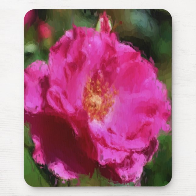 Tapis De Souris Palette rose Dessin Art Fleur (Devant)