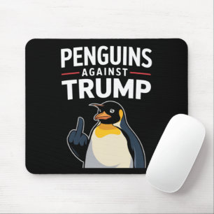 Tapis De Souris Palmes de pingouin levées Résister aux pingouins c
