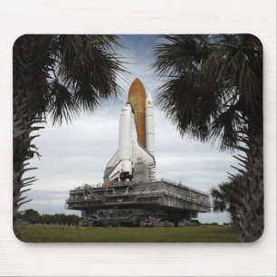 Tapis De Souris Palmetto arbres cadre navette spatiale Endeavour