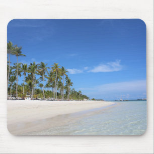 Tapis De Souris Palmier de plage personnalisé Tropical