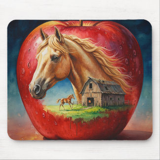 Tapis De Souris Palomino dans une pomme