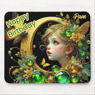 Tapis De Souris PAM ~ Fée verte teintée ~ Mousepad